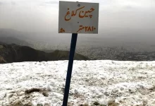 مسیر قله چین کلاغ از درکه و سعادت آباد