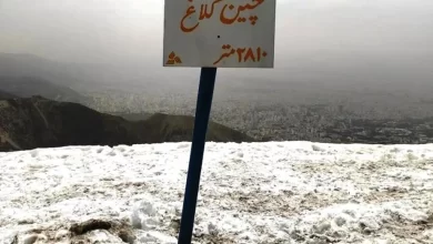 مسیر قله چین کلاغ از درکه و سعادت آباد