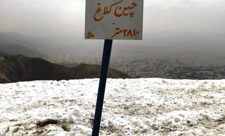 مسیر قله چین کلاغ از درکه و سعادت آباد